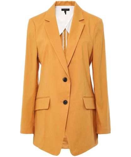 Bone Yellow Charles Linen Blazer | Jules B
