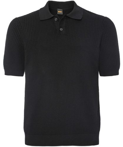 BOSS Rib Knit Akoppo Polo Shirt