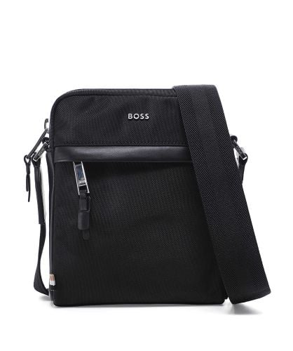 Messenger Bag Hugo Boss Clutch Man BOSS Highway_N_NS_Zip Reporter Bag