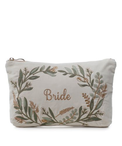 【送料関税込】Elizabeth Scarlett/Olive Branch Everyday Pouch Elizabeth Scarlett Olive Branch Bridesmaid Sage Velvet