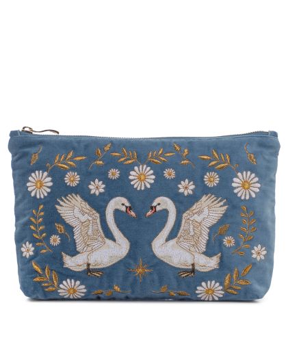 Elizabeth Scarlett EverydayPouch スワン Elizabeth Scarlett Swan Garden Everyday Pouch | Jules B