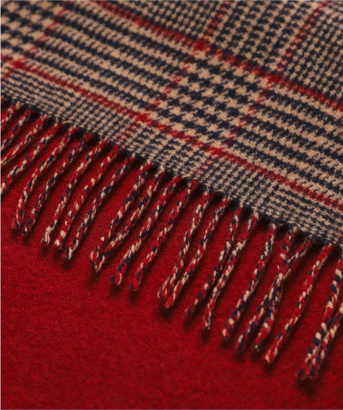 Wool Glen Check Scarf
