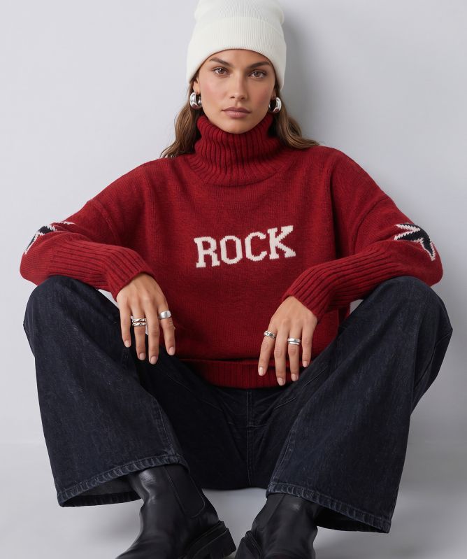 Eddy and Ivy Rock N Roll Merino Cashmere Jumper