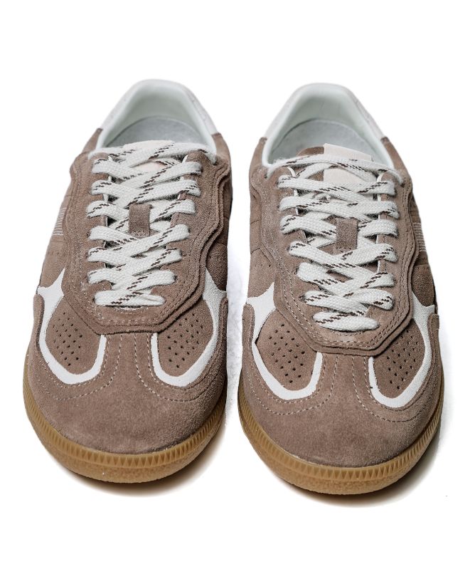 ALOHAS Rife Taupe Leather Trainers