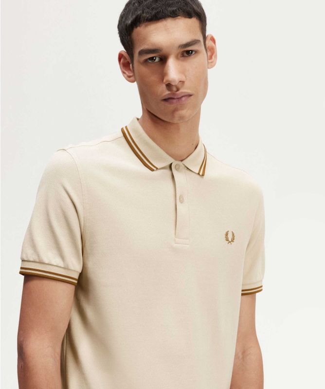 Fred Perry Oatmeal M3600 691 Polo Shirt | Jules B