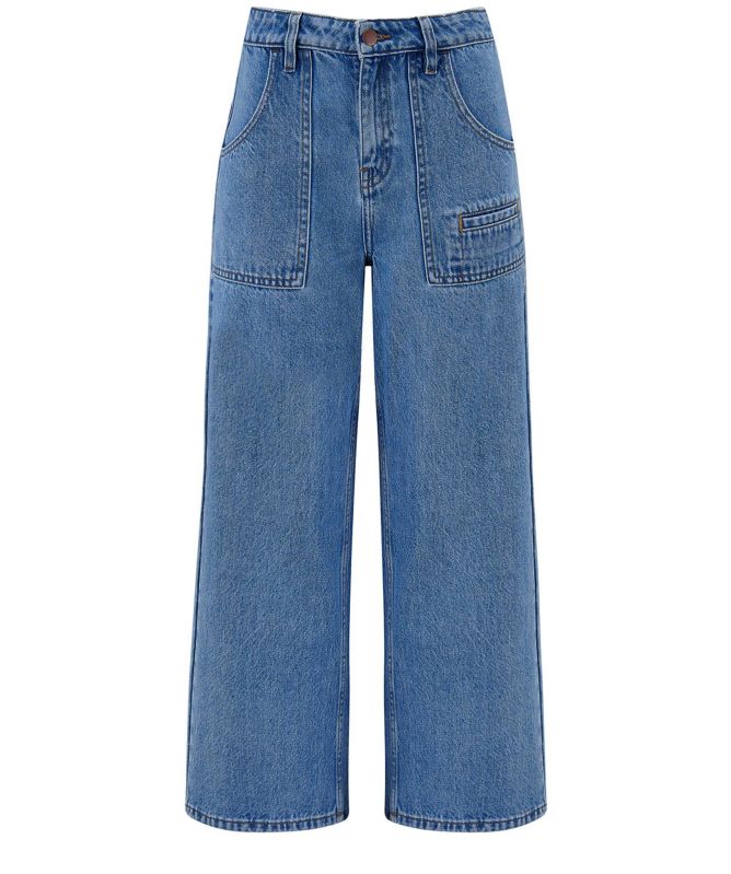 Seventy + Mochi Eden Wide Leg Jeans