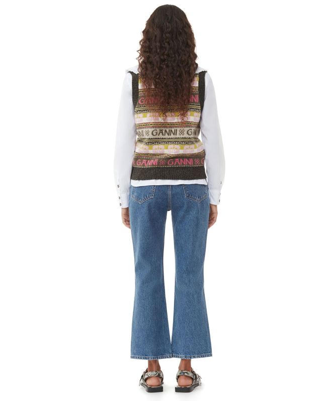 GANNI Wool Mix Vest