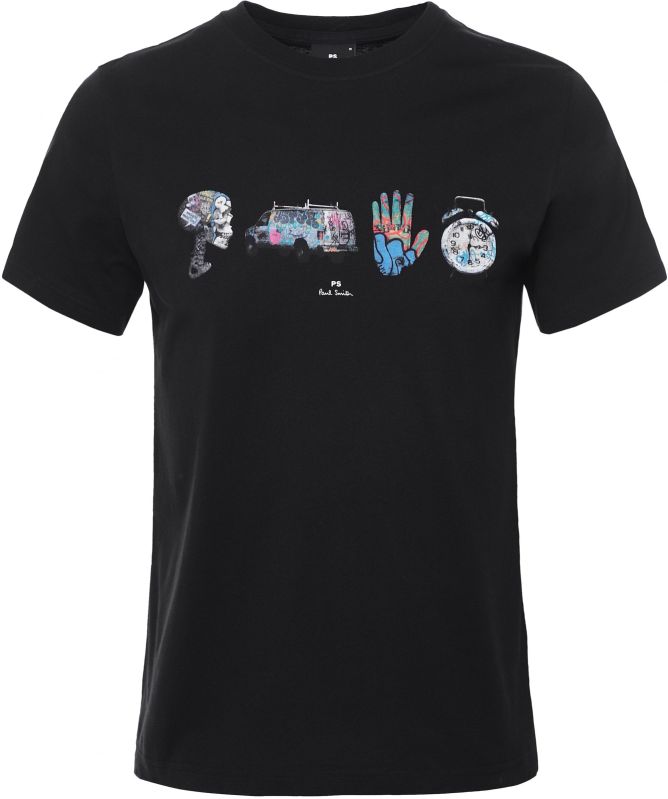 Paul Smith Organic Cotton Graffiti T-Shirt