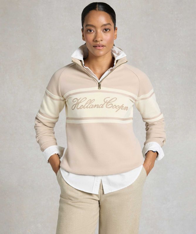 Holland Cooper Signature Quarter Zip Sweat