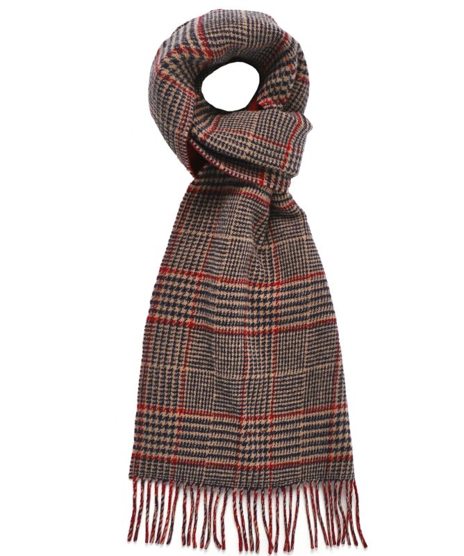 Wool Glen Check Scarf