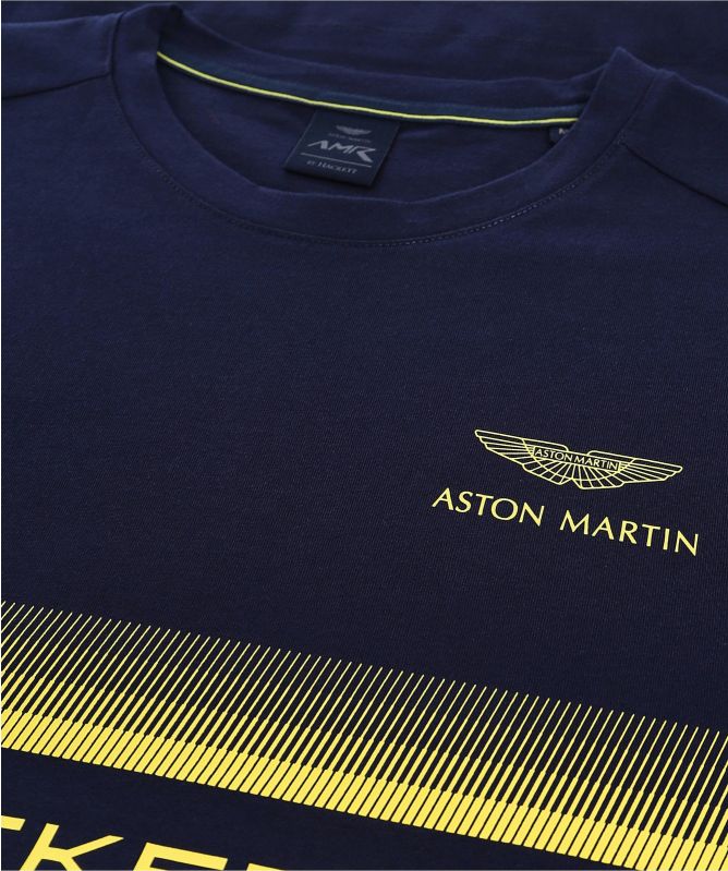 Hackett Navy AMR Print T-Shirt | Jules B