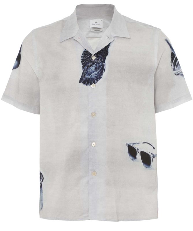 Paul Smith Graphic Print Poplin Shirt
