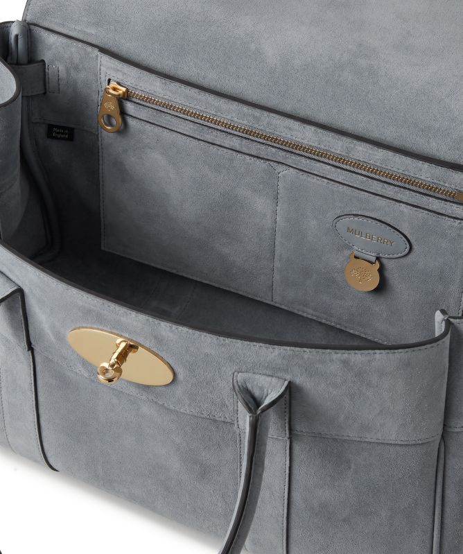 Mulberry Bayswater Suede Shoulder Bag