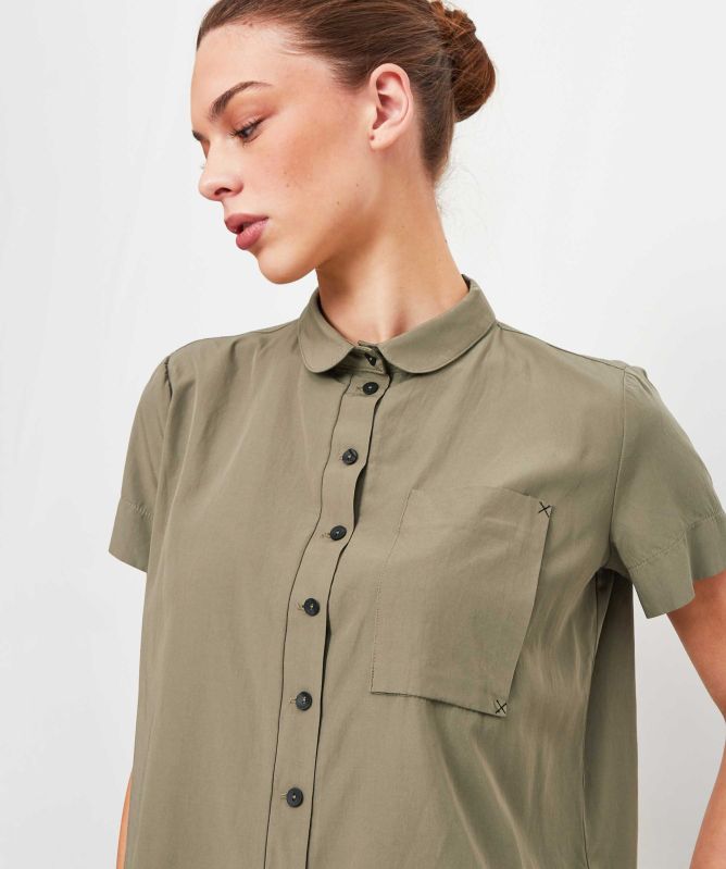 Lurdes Bergada Short Sleeved Stitch Shirt
