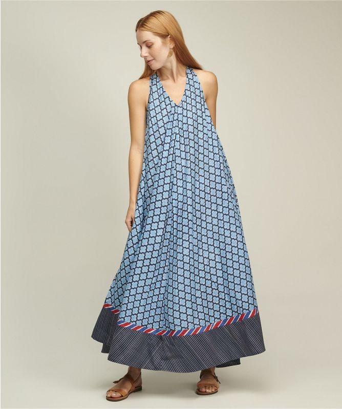 Handprint Dream Apparel Cusco Cotton Maxi Dress