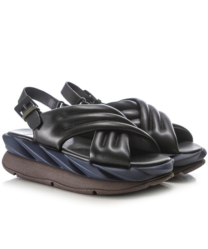 4CCCCEES Mellow Mana Black Sandals
