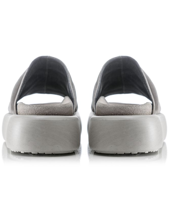Sort Aarhus Suede Slider Sandals