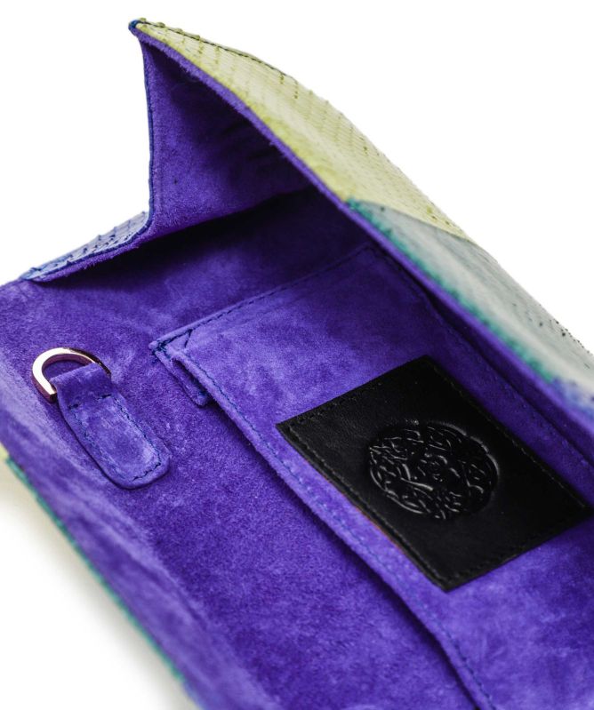 Maisha Adriana Python Clutch