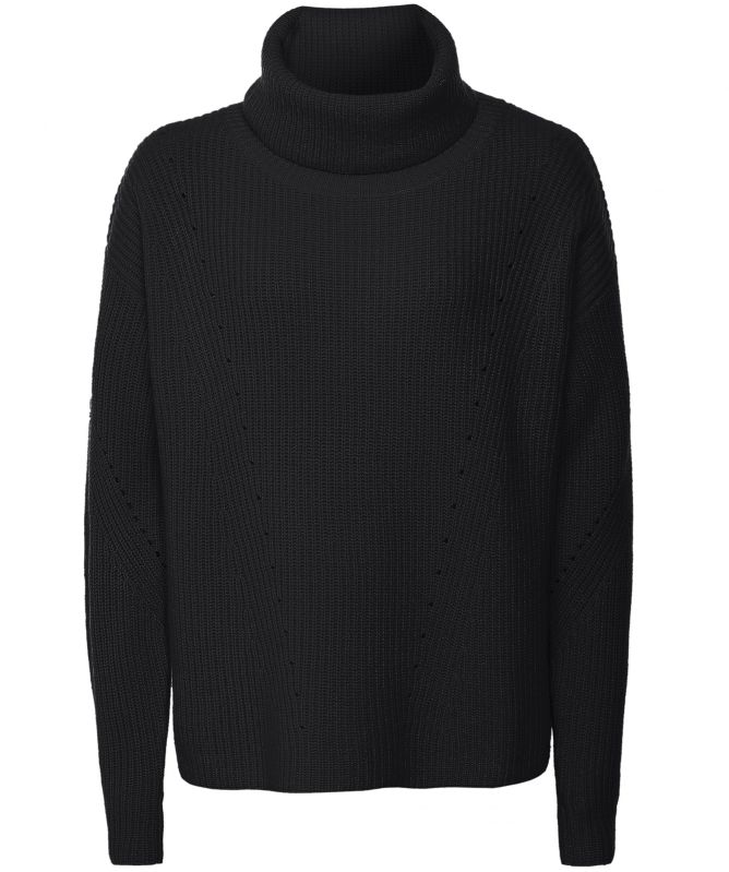 Van Kukil Cashmere Roll Neck Boyfriend Jumper