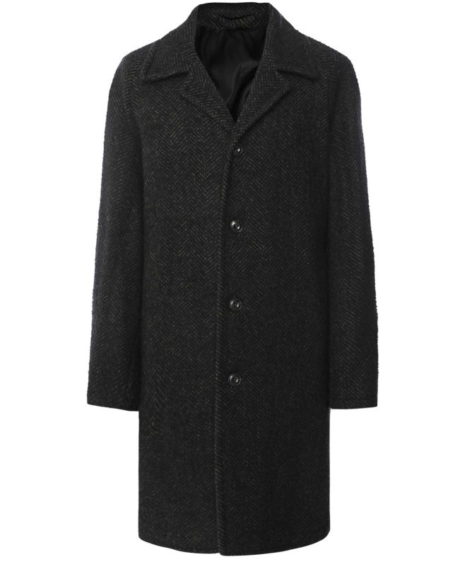LBM 1911 Wool Herringbone Overcoat