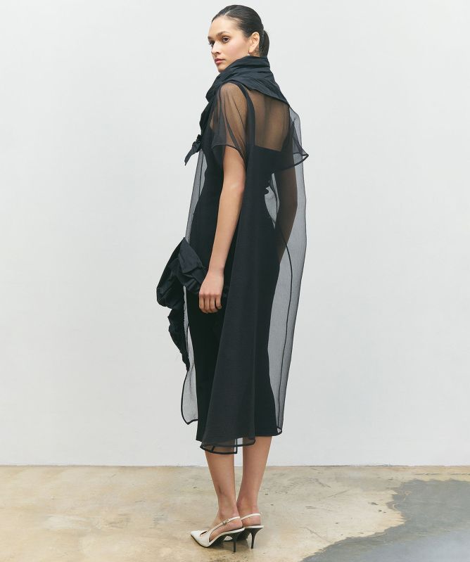 Bize Sheer Organza Tunic