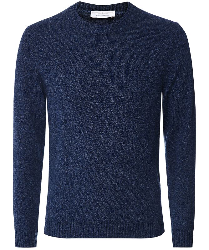 Filippo De Laurentiis Wool Cashmere Crew Neck Jumper