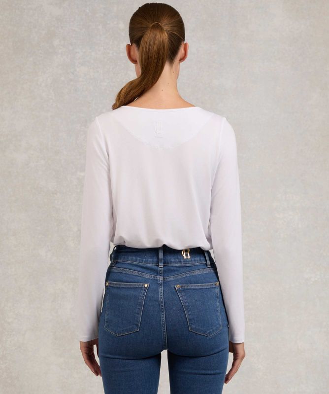 Holland Cooper Long Sleeve Crew Neck Top