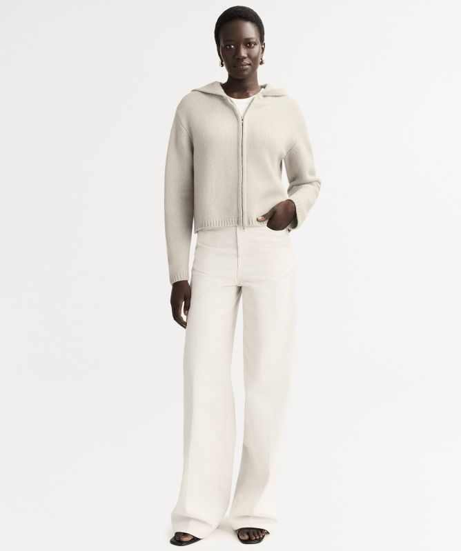 Soft Goat Chunky Cashmere Hoodie