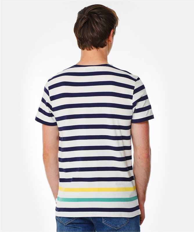 Edmmond Studios Organic Cotton Intruder Stripes T-Shirt