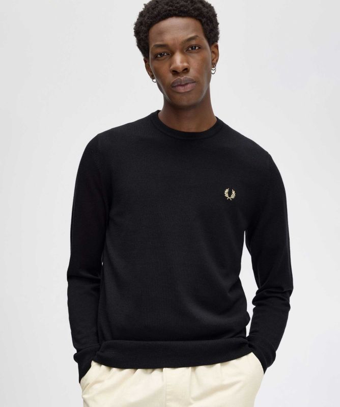 Fred Perry Merino Crew Neck Jumper