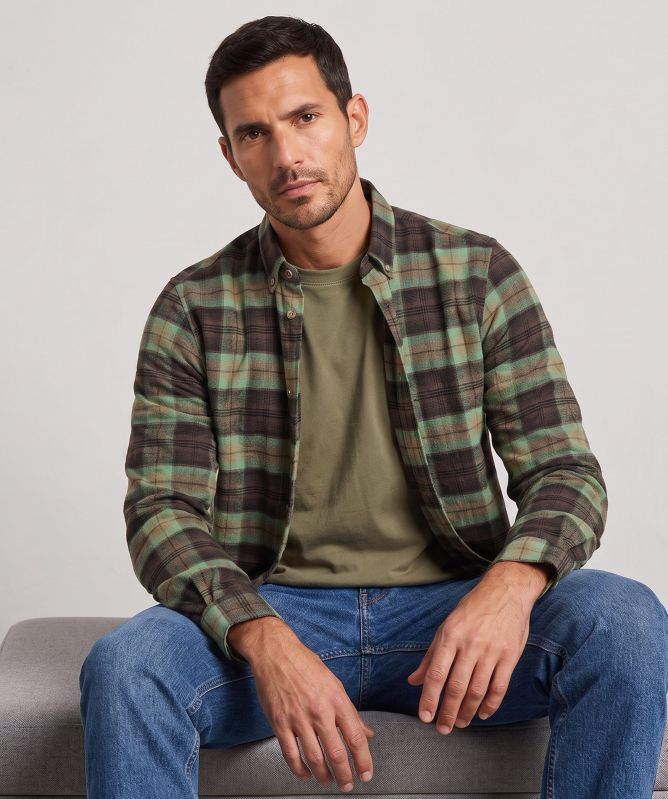 Paul Smith Button-Down Check Cotton Shirt
