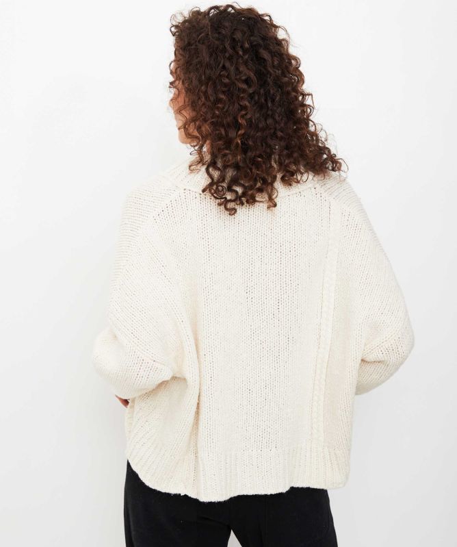 Lurdes Bergada V-Neck Cropped Jumper