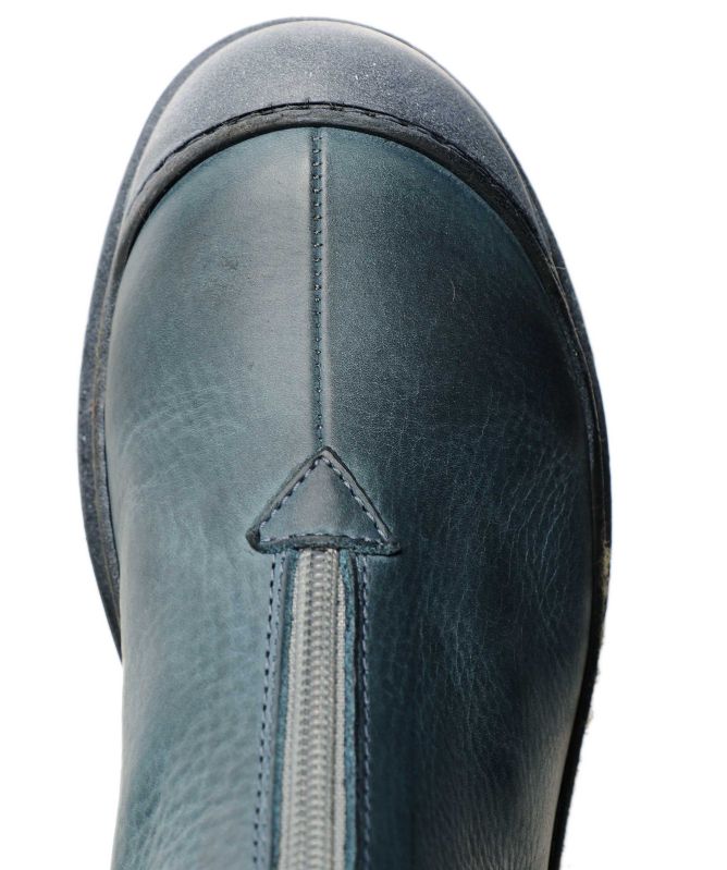 Lofina Leather Zip Front Boots