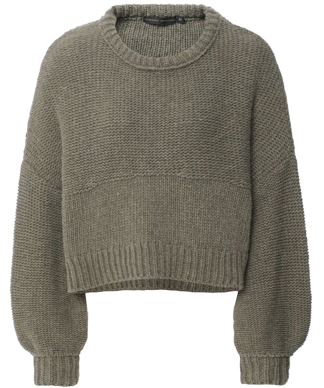 Lurdes Bergada Cropped Wool-Blend Jumper
