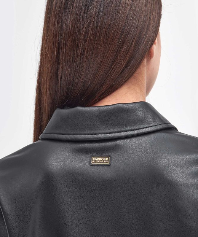 Barbour International Aria Faux Leather Jacket