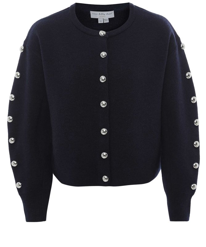 Never Fully Dressed Studded Knit Cardigan