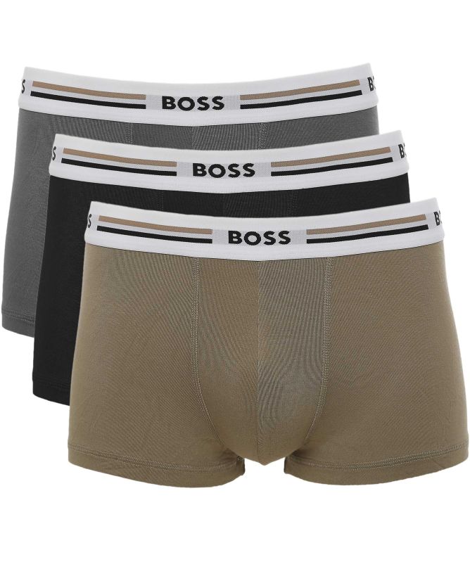 BOSS Signature Stripe Boxer Trunks 3 Pack