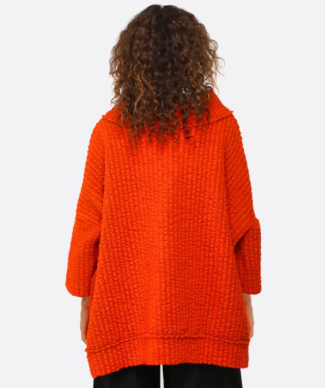 Thanny Oversized Textured Wool Blend Jumper