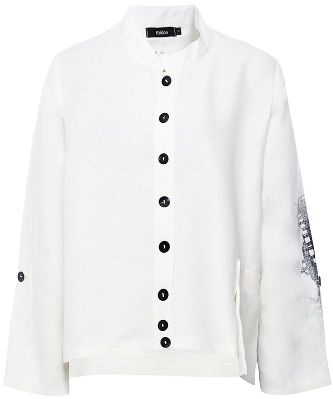 Ralston Anandi Linen Graphic Jacket