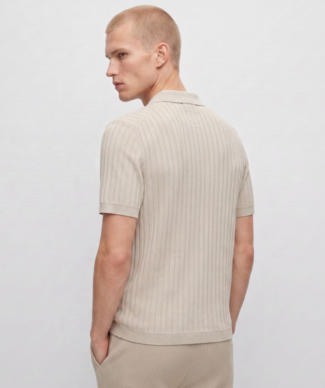 BOSS Kodd Rib-Knit Polo
