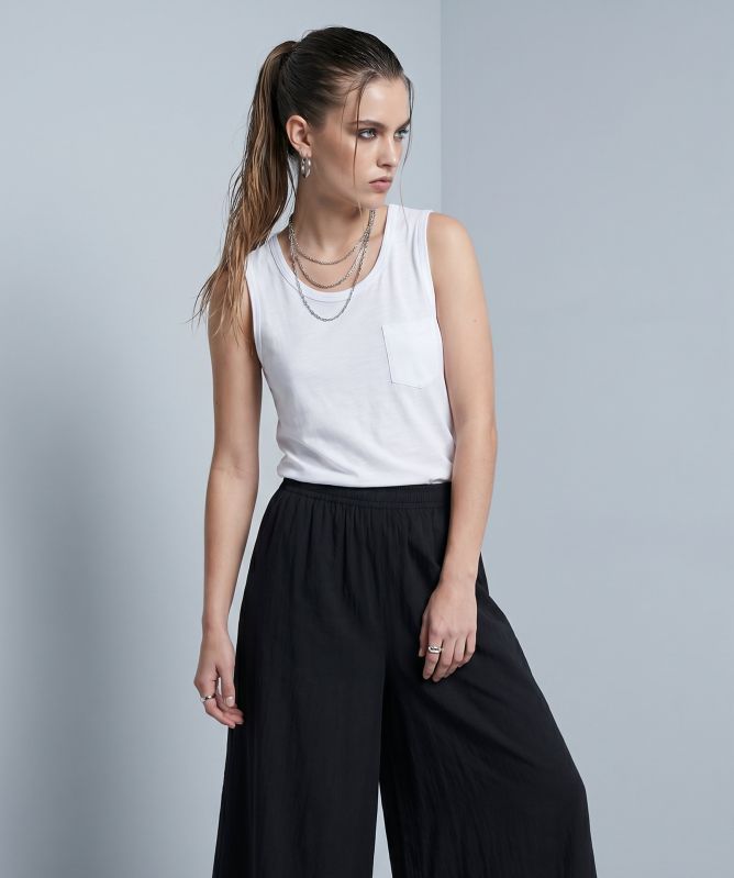 Milla Pocket Linen Vest