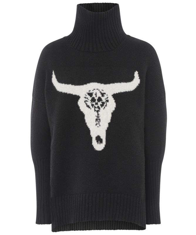 Eddy and Ivy Skull Merino Cashmere Jumper