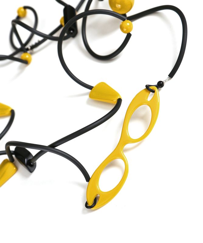 Marte Jewellery Resin Glasses Necklace