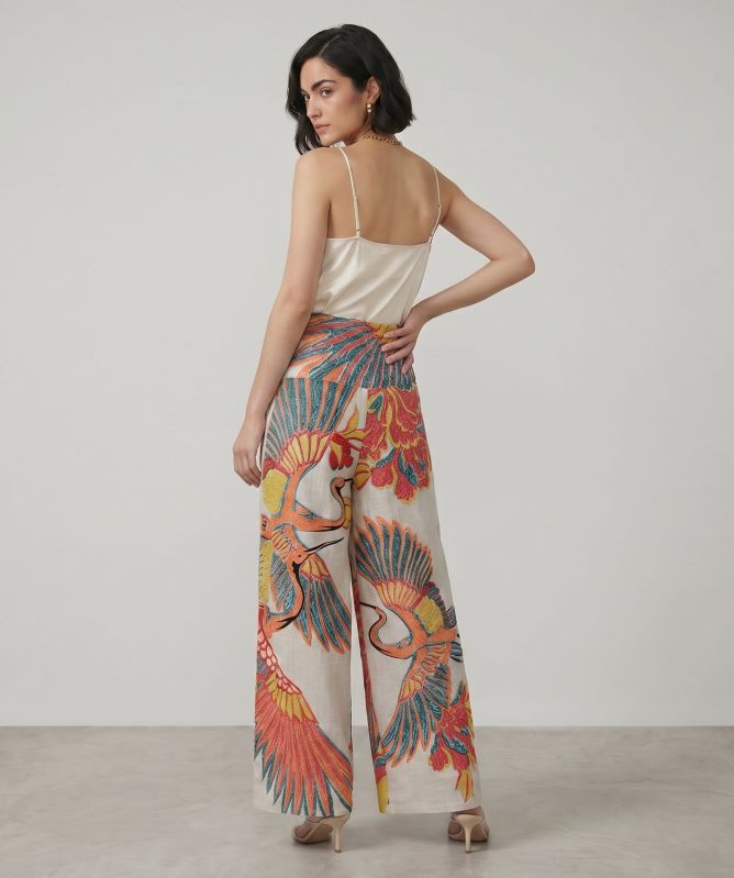 One Hundred Stars Crane Wide Leg Trousers