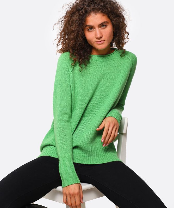 Van Kukil Gemma Round Neck Cashmere Jumper
