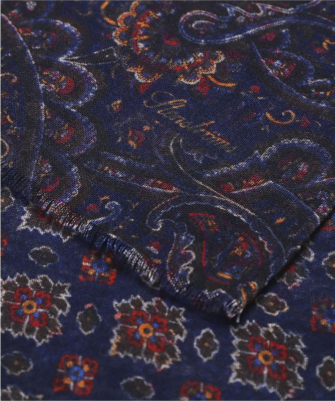 Stenstroms Wool Floral Scarf