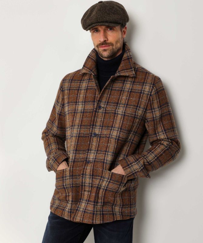 J. Blades Wool Check Overshirt