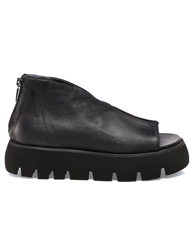 Lofina Gasoline Leather Sandals
