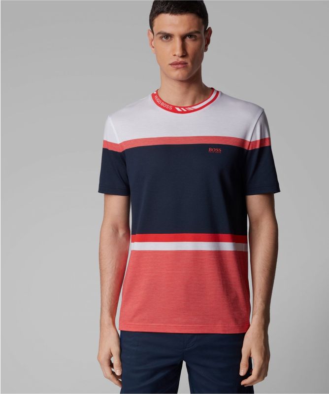 BOSS Striped Tee 8 T-Shirt
