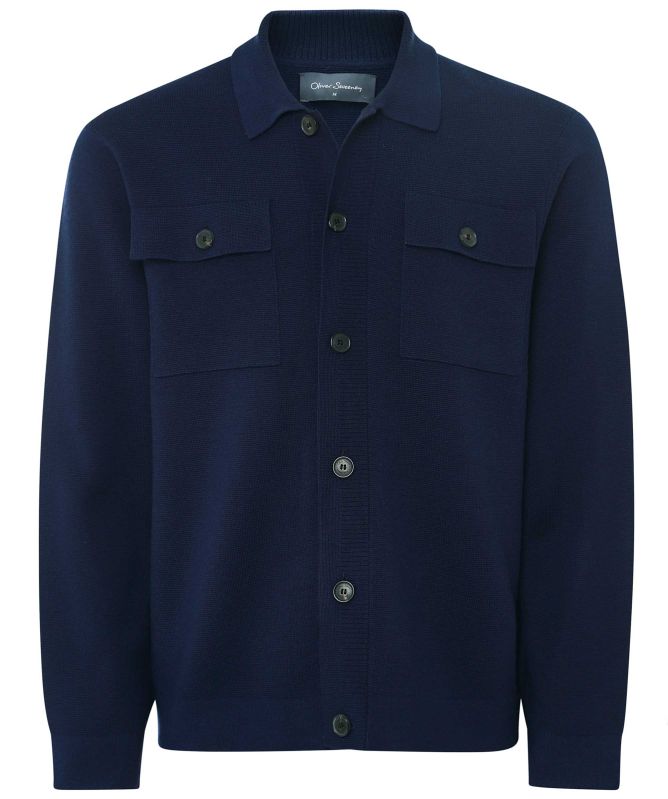 Oliver Sweeney Merino Wool Mellis Overshirt